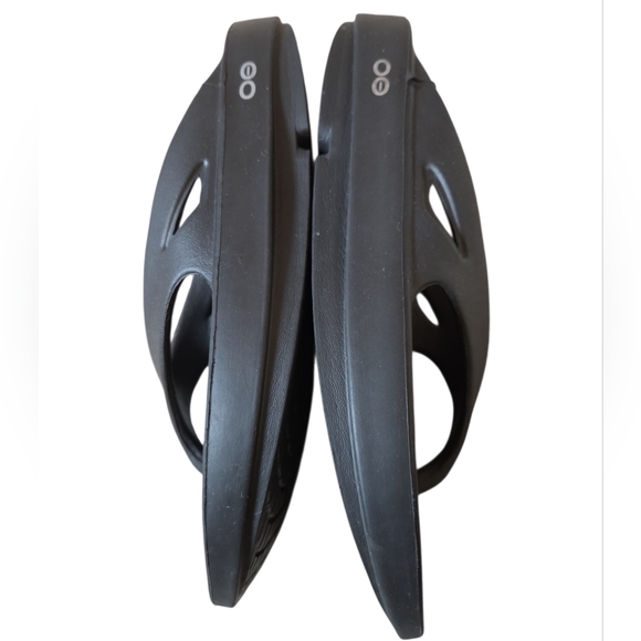 OOFOS Ooriginal Black Recovery Sandals 7 - Picture 8 of 12